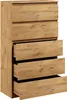 Kommode mit 5 schubladen 60cm Moderne Sideboard Artisan Produktbild-Vorschau 2