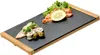 Piatto da buffet KESPER ardesia/bambù 34x26x1,5 cm Anteprima dell’immagine prodotto 3