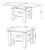 All4All Multifunktionaler Couchtisch Claris Artisan Eiche + Produktbild-Vorschau 8