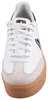 Auf dem Bild ist ein weißer Freizeitschuh zu sehen der von der linken Seite gezeigt wird. Der Schuh hat eine glatte Oberfläche und eine dicke Sohle die sich deutlich abhebt. Produktbild-Vorschau