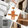 A collage of images showing different furniture and a tool for assembling them. Produktbild-Vorschau