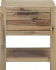 vidaXL Nachttisch mit Schublade 40x30x48 cm Akazie Produktbild-Vorschau 2