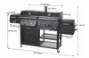 El Fuego Gasgrill Kombigrill 4 in 1 Arizona AY0534 Produktbild-Vorschau 11