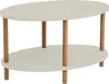 Tavolino 'Højreby' gambe ovali in legno di faggio 70 x 44 x Anteprima dell’immagine prodotto 5