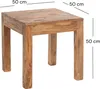COUCHTISCH "SQUARE 50" | Mahagoni, 50x50x50cm | Produktbild-Vorschau 2