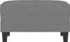 vidaXL Fußhocker Dunkelgrau 70x55x41 cm Stoff Produktbild-Vorschau 3