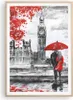 Gerahmtes Poster - Rahmen in heller Eiche - London Produktbild-Vorschau 1
