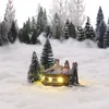 LuVille Weihnachtsdorf-Miniatur Whirlpool im Wald - L13 x Produktbild-Vorschau 3