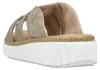 RIEKER Damen Pantolette beige gold metallic Kunstleder - Produktbild-Vorschau 11