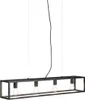 Smart Industrie Hängelampe Schwarz inkl  4 WiFi A60 Cage 4 Produktbild-Vorschau 1