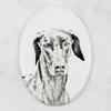 Dobrman - targa commemorativa con immagine di cane, lapide Anteprima dell’immagine prodotto 3