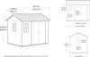 Keter Newton 975 Gartenhaus - 230x287x246cm - Satteldach - Produktbild-Vorschau 5