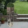 Sloupový květináč pro rostliny, 110 cm, nerezová ocel, Náhled obrázku produktu 7