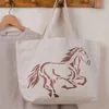 Große Malschablonen M 43x64 cm, Pferde Tier Muster, Produktbild-Vorschau 3