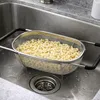 Edelstahl Küchensieb ausziehbar bis 55 cm – Abtropfsieb für Produktbild-Vorschau 4