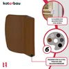 KOTARBAU® Západka balkonových dveří bronzová Praktická Náhled obrázku produktu 5