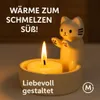 Katzen Kerzenhalter süß Deko Cartoon Aromatherapie Produktbild-Vorschau 2