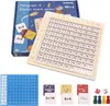 Montessori-Multiplikationsbrett Holz – Einmaleins-Lernspiel Produktbild-Vorschau 1