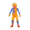 A full-body shot of a Fortnite action figure with a burger for a head, standing against a white background. Produktbild-Vorschau