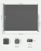 SONGMICS Alu Seitenmarkise 200 x 300 cm 280 g/m² ausziehbar Produktbild-Vorschau 2