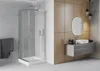 Mexen Rio čtvercový sprchový kout 70 x 70 cm, Průhledné, Náhled obrázku produktu 2