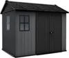 Domek ogrodowy Keter Newton Plus wide 9x7,5 szary, z Podgląd zdjęcia produktu 2