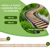 be4nature sentiero da giardino in legno 30x600 cm Non Anteprima dell’immagine prodotto 3