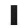A black four-drawer filing cabinet is shown against a white background. Anteprima dell’immagine prodotto