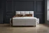 Boxspringbett Ayana 160 x 200 cm Hellgrau/Beige Produktbild-Vorschau 1