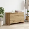 vidaXL Coffre de rangement en chêne artisanal 80 x 40 x 50 Voir les images du produit 2