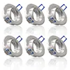 6 x Eleganter LED Einbaustrahler HMZ-5103-AB Rund in Alu Produktbild-Vorschau 5
