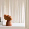 sweeek - Drehsessel 180° mit Baumwollbezug - Terracotta Produktbild-Vorschau 5