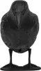 A black bird decoy is shown from the front, standing on its legs. Náhľad obrázku produktu