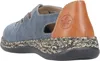 Rieker Damen Slipper aus Leder in Flechtoptik mit Gummizug Produktbild-Vorschau 6