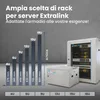 Extralink Armadio Rack 19", 6U, 600x600 mm, Grigio, Porta Anteprima dell’immagine prodotto 8
