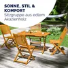 CASARIA® Gartenmöbel Set Wetterfest Klappbar Akazie 5-tlg. Produktbild-Vorschau 8