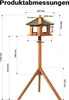 Toboli Vogelfutterhaus 115 cm mit Dreifuß, Vogelhaus aus Produktbild-Vorschau 3