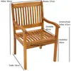 DEGAMO Gartenstuhl Holzstuhl Gartensessel MARACANA, Produktbild-Vorschau 7