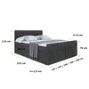ALTDECOR Boxspringbett mit Fußteil, 2 Matratzen und Topper Produktbild-Vorschau 6