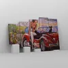Bild auf Leinwand - Leinwandbild - frau modern - 150x100cm Produktbild-Vorschau 4