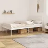vidaXL Postel s čelem kovová bílá 120x190 cm Náhled obrázku produktu 2