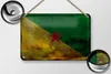 Blechschild Flagge Französisch-Guayana 18x12cm Flag Rost Produktbild-Vorschau 2