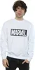 Marvel - Sweatshirt Logo für Herren BI1912 (3XL) (Weiß) Produktbild-Vorschau 2