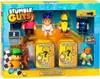 A Stumble Guys toy packaging with multiple figures and surprise boxes. Produktbild-Vorschau