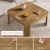 Tribesigns quadratischer Couchtisch, 100 cm Sofatisch, Produktbild-Vorschau 3