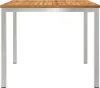 vidaXL Esstisch 90x90x75 cm Massives Akazienholz und Produktbild-Vorschau 6