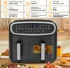 Friggitrice a Doppio Cestello 10L 2800W - 12-in-1, Timer Anteprima dell’immagine prodotto 2
