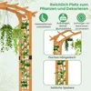 COSTWAY Oblouk pro růže se stříškou, zahradní oblouk pro Náhled obrázku produktu 5