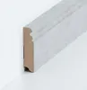 Sockelleiste MDF 19 x 80 x 2500 mm Grau zum Kleben, Produktbild-Vorschau 1