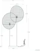 Stehlampe Metall und Stoff Elliptica Schwarz Produktbild-Vorschau 6